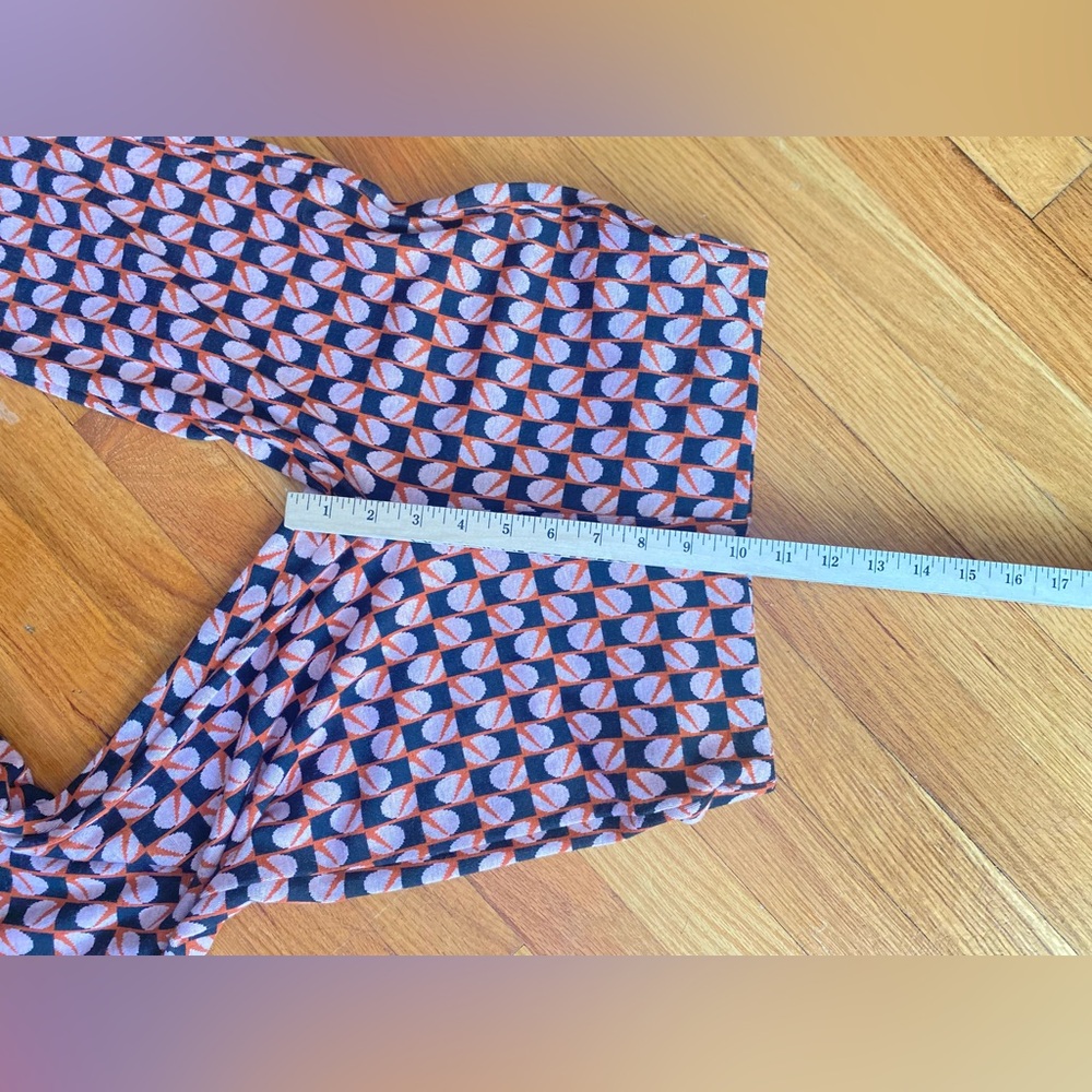 Zara Geometric Patterned Flare Pants - Picture 4 of 10